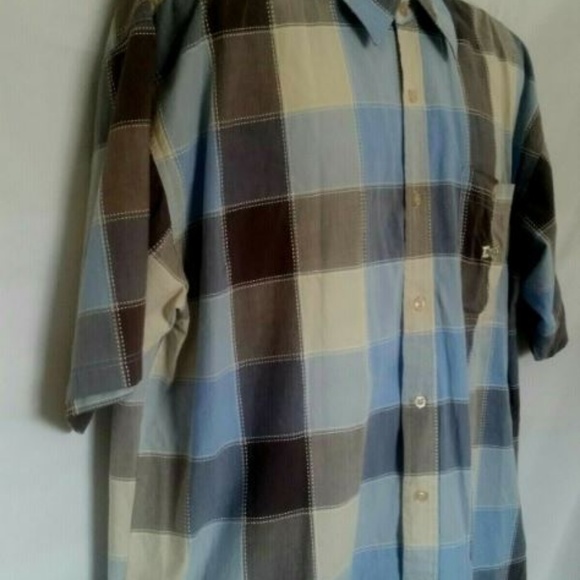 ENYCE A Sean Combs Co PLAID Casual Button Up NWOT - Picture 4 of 8